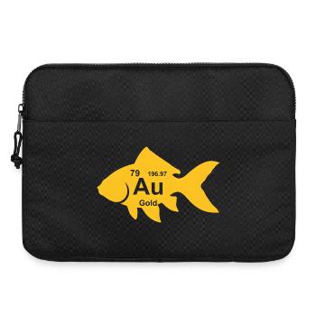 Goldfisch Au Gold Element Wissenschaftsliebhaber - Laptoptasche 15" - Schwarz - Vorne
