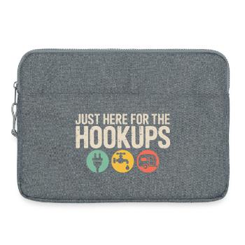 Ich bin nur wegen der Affären hier. - Laptoptasche 15" - Grau meliert - Vorne