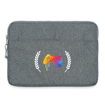 Emblème des joueurs - Sacoche pour ordinateur portable 15 pouces - gris chiné - Devant