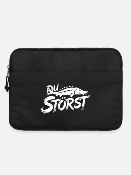 Stör Sterlet Graffiti Muster - Laptoptasche 15" - Schwarz
