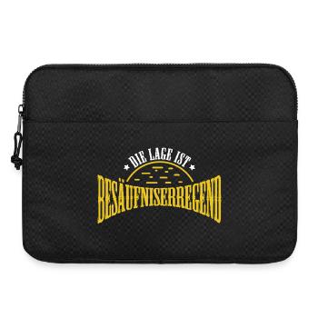 Die Lage ist Besäufniserregend - Laptoptasche 15" - Schwarz - Vorne