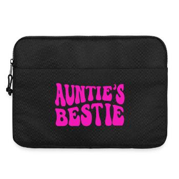 Meilleure amie, nièce et neveu de tante : Idée de cadeau - Sacoche pour ordinateur portable 15 pouces - noir - Devant
