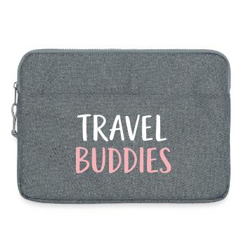 Travel buddies - Laptoptasche 15" - Grau meliert - Vorne