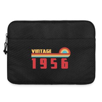 70 Jahre altes Schul-Tee Geboren 1956 - Laptoptasche 15" - Schwarz - Vorne