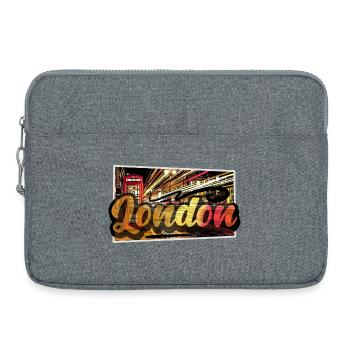 London - Laptoptasche 15" - Grau meliert - Vorne