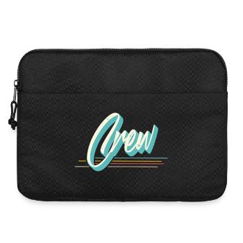 Crew team squad - Laptop bag 15" - black - Front