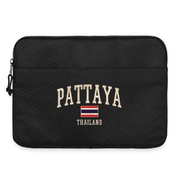Pattaya Thailand Vintage Script - Laptop bag 15" - black - Front