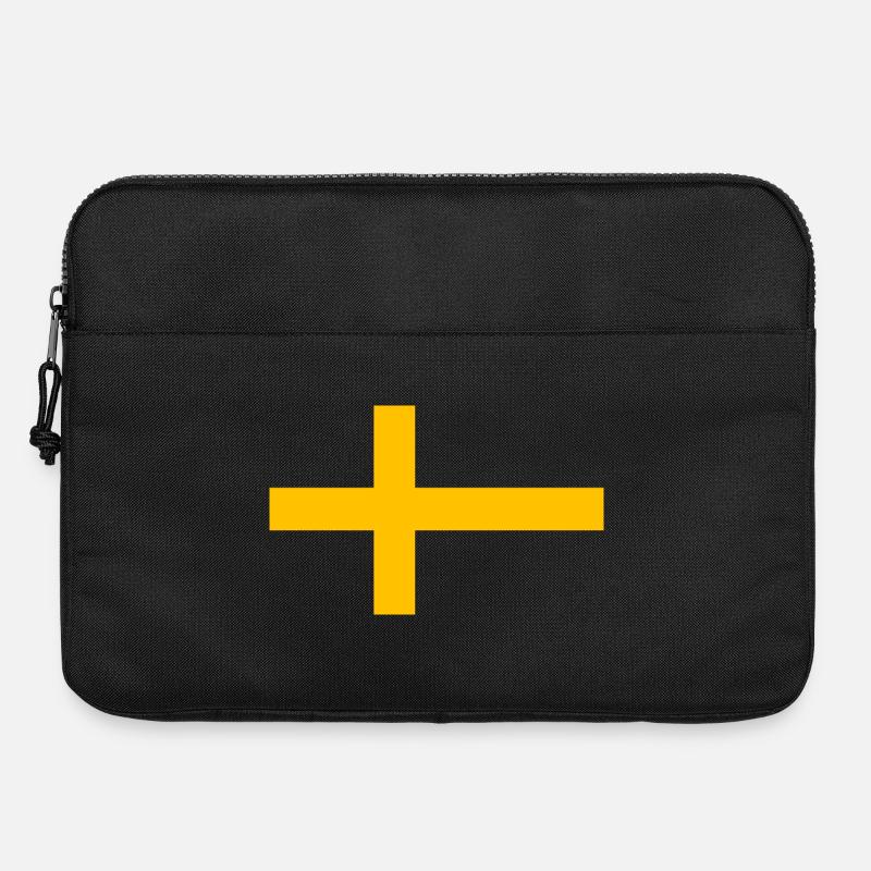 Schwedenkreuz - Laptoptasche 15" - Schwarz