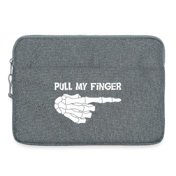Deadly Joke - Laptop bag 15" - heather grey - Front