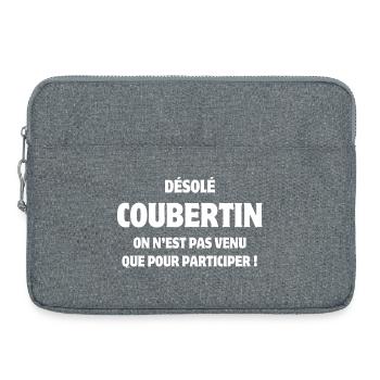 sport, sports, sports event - Laptop bag 15" - heather grey - Front