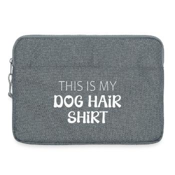 Dog - Laptop bag 15" - heather grey - Front