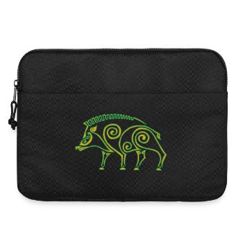 Sanglier celte - Sacoche pour ordinateur portable 15 pouces - noir - Devant
