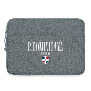 Original par République dominicaine, fierté dominicaine - Sacoche pour ordinateur portable 15 pouces - gris chiné - Devant