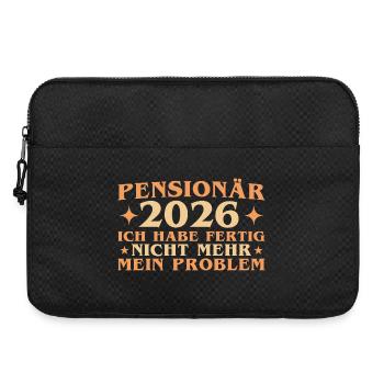 Retraité 2026 Adieu collègue de travail Pension - Sacoche pour ordinateur portable 15 pouces - noir - Devant