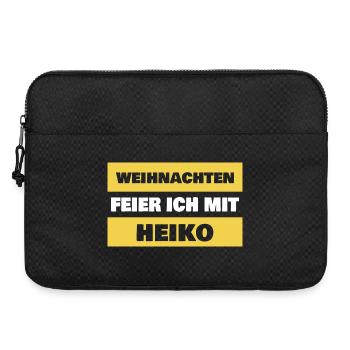 Heiko comme prénom - Sacoche pour ordinateur portable 15 pouces - noir - Devant