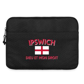 Ipswich Crest Dieu et Mon Droit - Sacoche pour ordinateur portable 15 pouces - noir - Devant