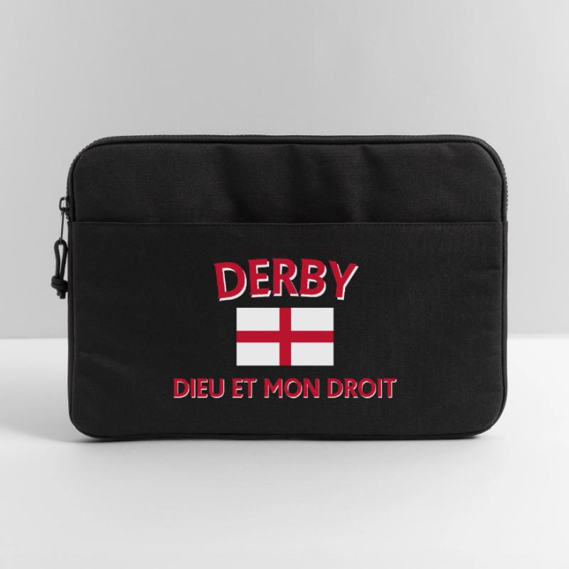 Conception du drapeau de l’Angleterre Derby Sacoche pour ordinateur portable 15 pouces