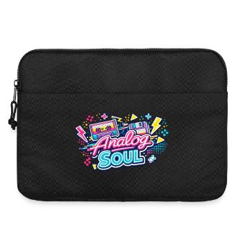 Analog Soul Neon Retro - Sacoche pour ordinateur portable 15 pouces - noir - Devant