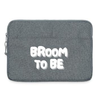 balai en devenir - Sacoche pour ordinateur portable 15 pouces - gris chiné - Devant