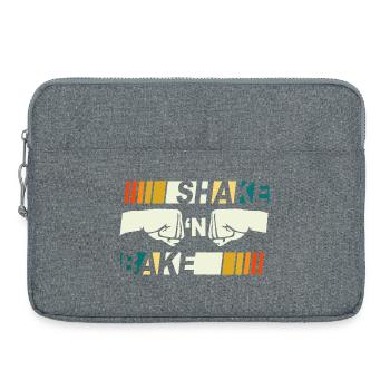 Shake N Bake Fist Bump - Laptop bag 15" - heather grey - Front