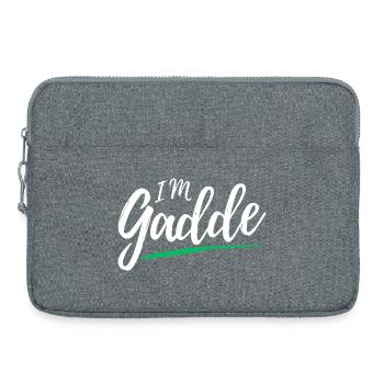 Im Gadde – Logo Hell - Laptop bag 15" - heather grey - Front