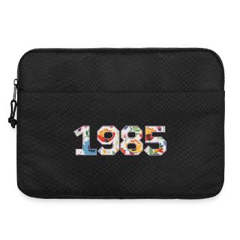 Floral 1985 - 40e anniversaire - Sacoche pour ordinateur portable 15 pouces - noir - Devant