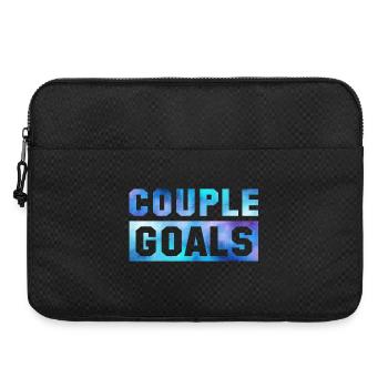 Couple Goals Couple Couple Relation Saint Valentin - Sacoche pour ordinateur portable 15 pouces - noir - Devant