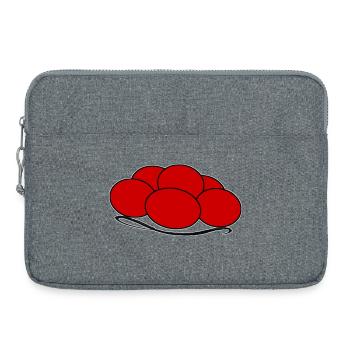 Bollenhut Schwarzwald Freiburg - Laptoptasche 15" - Grau meliert - Vorne