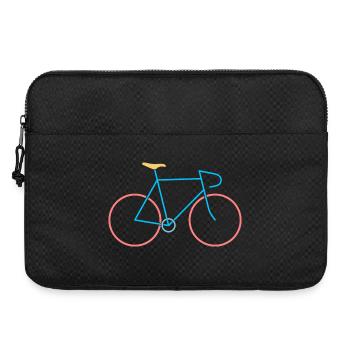 Vélo de course rouge bleu - Sacoche pour ordinateur portable 15 pouces - noir - Devant