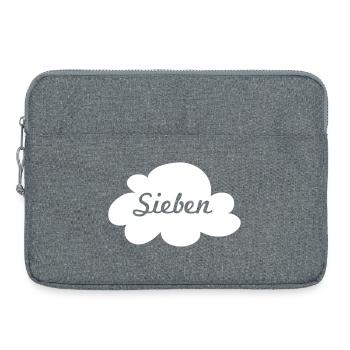 Cloud Nine Cloud Cool Quotes Minimalism Vibes - Laptop bag 15" - heather grey - Front