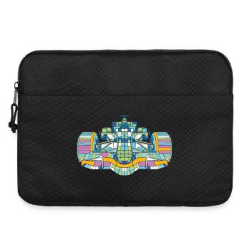 Racing car Colorful - Laptop bag 15" - black - Front