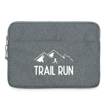 Trail Run - Laptop bag 15" - heather grey - Front