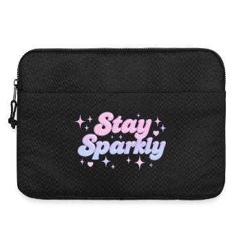 Stay Sparkly / Y2K Design - Laptoptasche 15" - Schwarz - Vorne