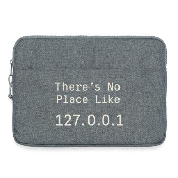 Nothing beats localhost - Laptop bag 15" - heather grey - Front