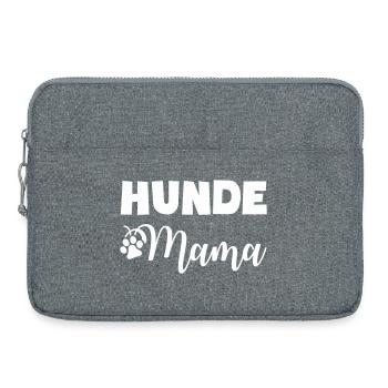 Dog Lover Mom Motif - Laptop bag 15" - heather grey - Front