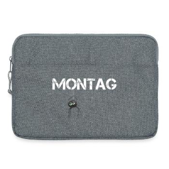 Araignée du lundi - Sacoche pour ordinateur portable 15 pouces - gris chiné - Devant