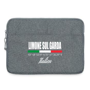 Limone sul Garda - Sacoche pour ordinateur portable 15 pouces - gris chiné - Devant