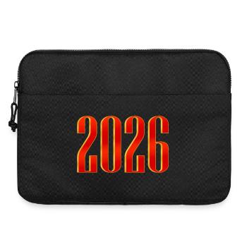 NOUVEAU -- Brillez de mille feux : nous sommes en 2026 ! - Sacoche pour ordinateur portable 15 pouces - noir - Devant