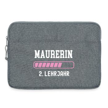 Bricklayer apprenticeship 2 year apprenticeship second year apprenticeship - Laptop bag 15" - heather grey - Front