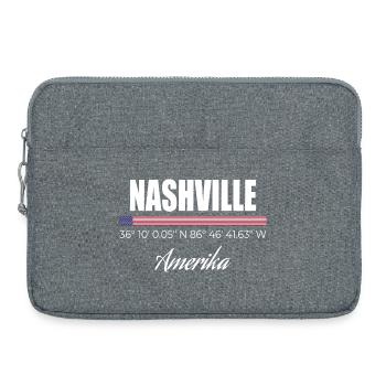 Nashville - Laptoptasche 15" - Grau meliert - Vorne