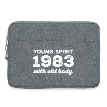 1983 Vintage - Laptop bag 15" - heather grey - Front