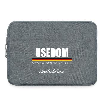 Usedom - Laptoptasche 15" - Grau meliert - Vorne