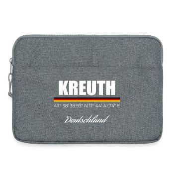 Kreuth - Laptoptasche 15" - Grau meliert - Vorne
