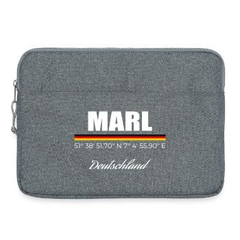 Marl - Laptop bag 15" - heather grey - Front
