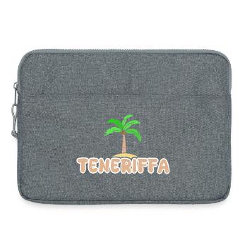 Vacances à Tenerife - Sacoche pour ordinateur portable 15 pouces - gris chiné - Devant