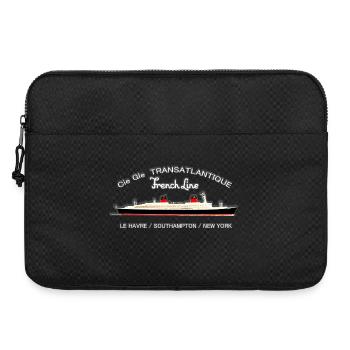 PAQUEBOT LE FRANCE - Sacoche pour ordinateur portable 15 pouces - noir - Devant