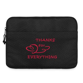Danke, thanks - Laptop bag 15" - black - Front
