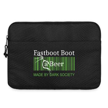 Fastboot Boot a Beer - Laptop bag 15" - black - Front
