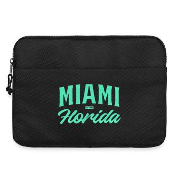 Fontaine sarcelle de Miami Florida - Sacoche pour ordinateur portable 15 pouces - noir - Devant