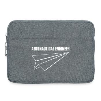 Ingénieur aéronautique Avion en papier - Sacoche pour ordinateur portable 15 pouces - gris chiné - Devant